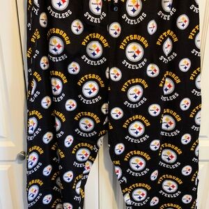 Pittsburgh Steelers Black Pajama Pants